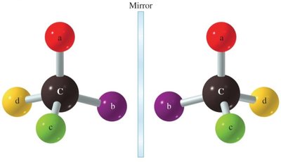 Chiral carbon and enantiomers