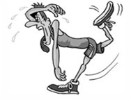 Lactate fermentation in muscle