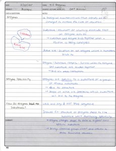 Enzyme-substrate interaction