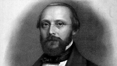 Portrait of Rudolf Virchow, who contributed to cell theory