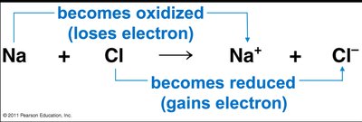 Redox reaction: sodium and chlorine