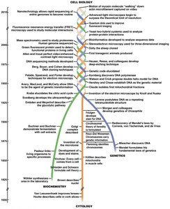 Cellular dimensions and nanometer scale