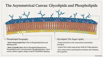 Asymmetrical Canvas: Glycolipids and Phospholipids