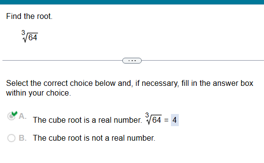 Cube root explanation