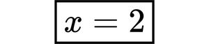 Verification of solution