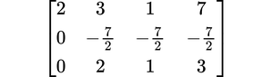 Elimination after pivoting