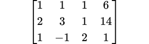 Row operations in Gaussian elimination