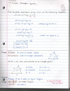 Triangle diagrams