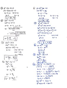 Factoring quadratic equation