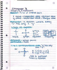 Ways to express functions and one-to-one correspondence