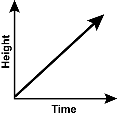 graph A: straight line