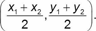 Midpoint formula