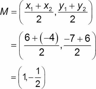 Midpoint calculation example