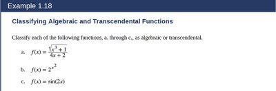 Trigonometric function definition