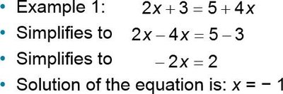 Conditional equation example