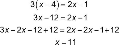 Symbolic solution steps