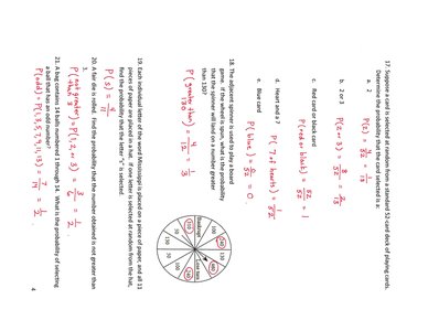 Personal Probability College Algebra Study Guide: Empirical & Theoretical Probability | Notes