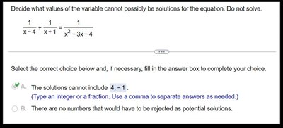 Rational equation with factored denominator
