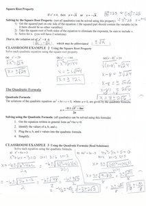 Factoring quadratic equations example