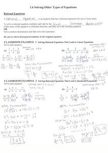 Geometry problem with quadratic equation