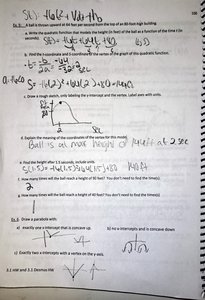 Graphing quadratic models and interpreting results