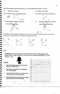 Distance vs. time graph sketches and interpretations