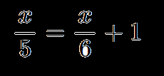 Linear equation with fractions example 2