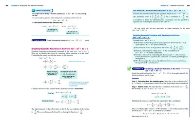 Step-by-step graphing of a quadratic function in standard form