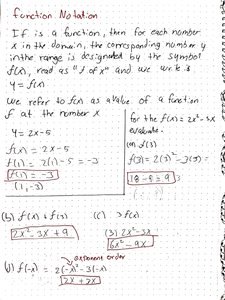 Difference quotient example