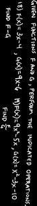 Function operations