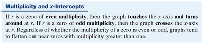 Leading coefficient test and end behavior