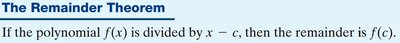 Remainder Theorem