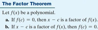 Factor Theorem