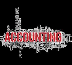 Word cloud with 'Accounting' as the central term