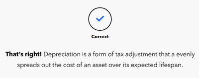 Depreciation entry for steam cleaner