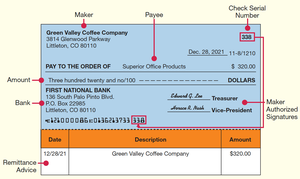 Check with Remittance Advice