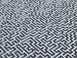 Maze illustration representing complexity