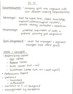 Performance evaluation formulas and balanced scorecard