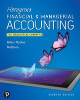 Horngren's Financial & Managerial Accounting textbook cover