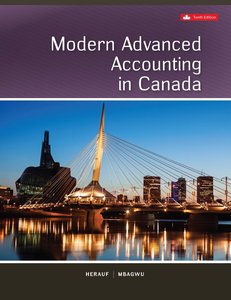 Modern Advanced Accounting in Canada textbook cover