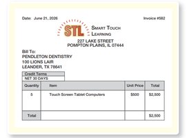 Sales Invoice Example