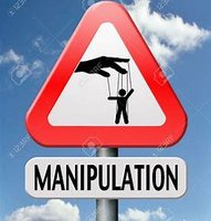 Manipulation warning sign