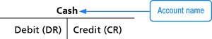 T-account structure