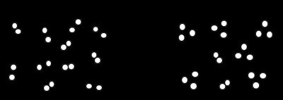 Molecular diagram showing reactants and products