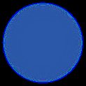 Blue circle representing reactant A