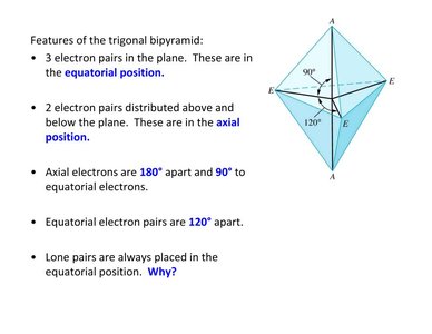 Trigonal bipyramidal geometry