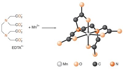 EDTA hexadentate ligand