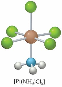 [Pt(NH3)Cl5]- structure