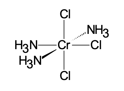Coordination compound geometry