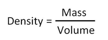 Density formula